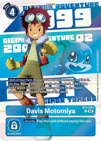 Davis Motomiya Card Front