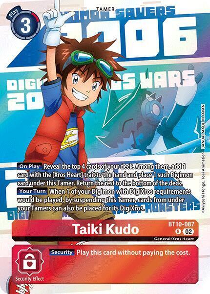Taiki Kudo Card Front