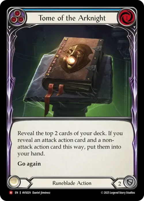 Tome of the Arknight Card Front