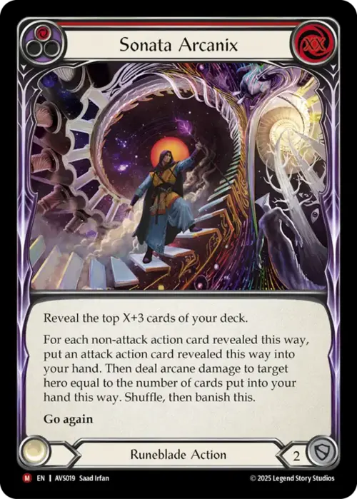 Sonata Arcanix Card Front
