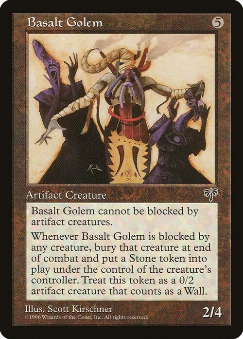 Basalt Golem Card Front