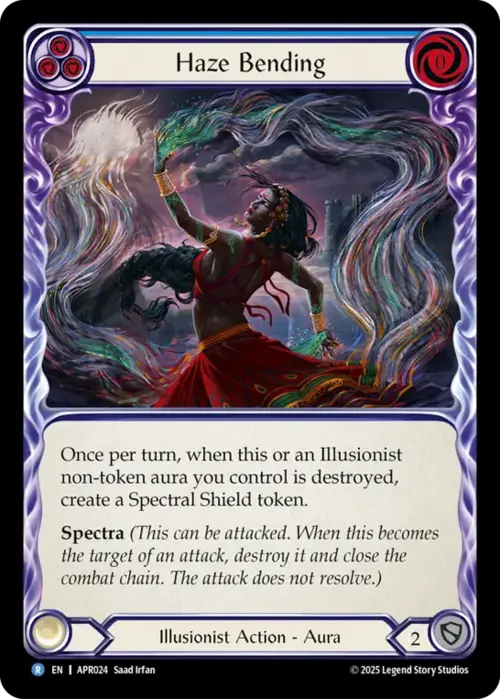 Haze Bending Card Front
