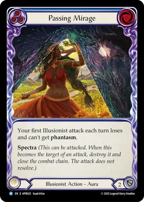 Passing Mirage Card Front