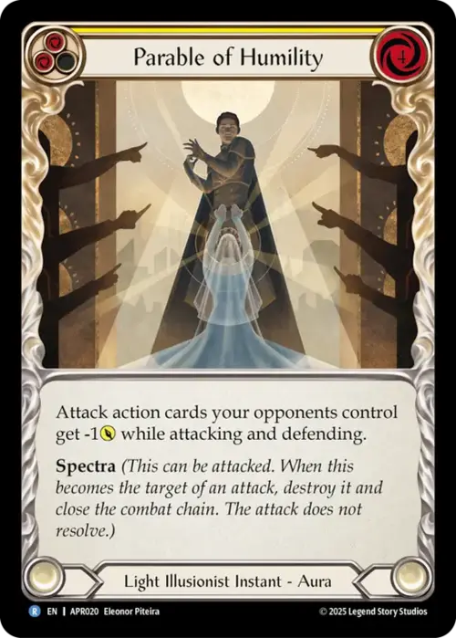 Parabola dell'Umiltà Card Front