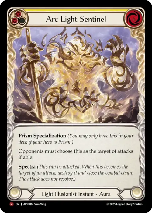 Sentinella dell'Arco Luminoso Card Front