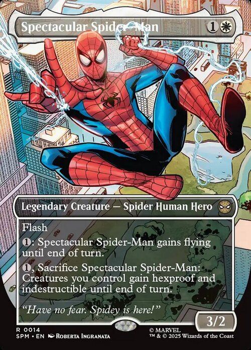 Spectacular Spider-Man Card Front