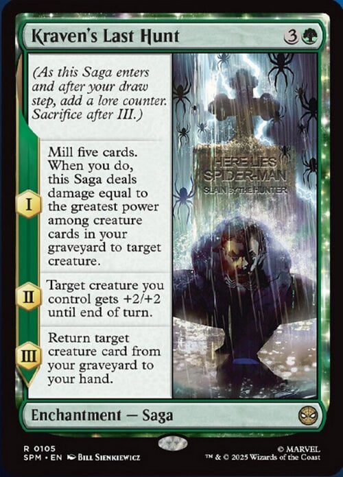 Kraven's Last Hunt Card Front