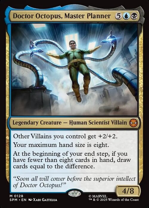 Doctor Octopus, Master Planner Card Front