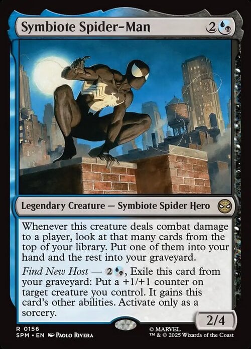 Symbiote Spider-Man Card Front