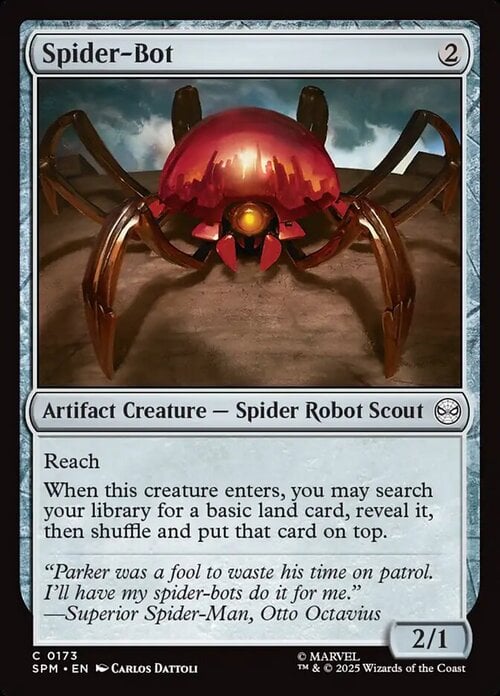 Spider-Bot Card Front