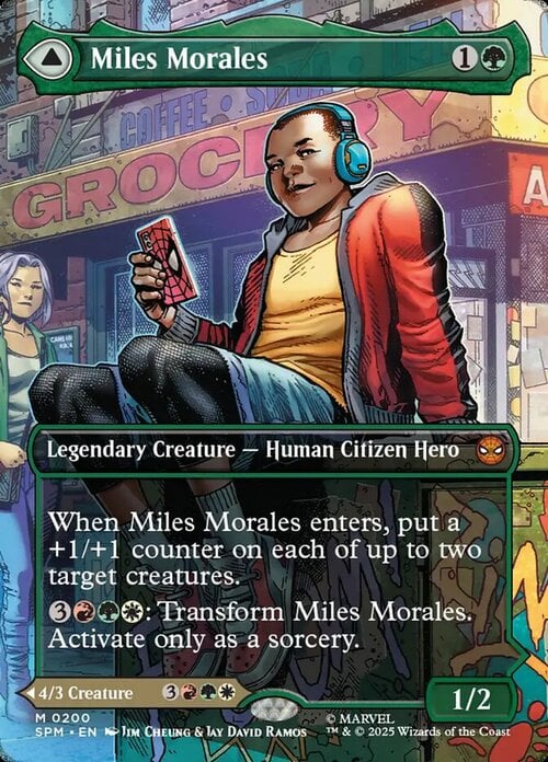Miles Morales // Ultimate Spider-Man Card Front