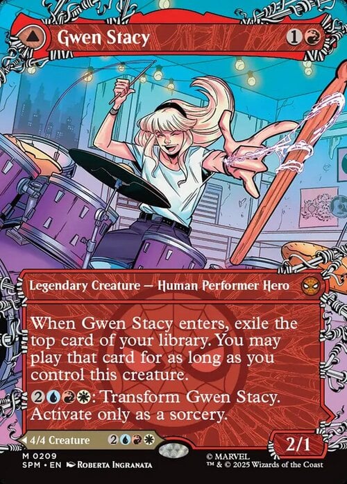 Gwen Stacy // Ghost-Spider Card Front
