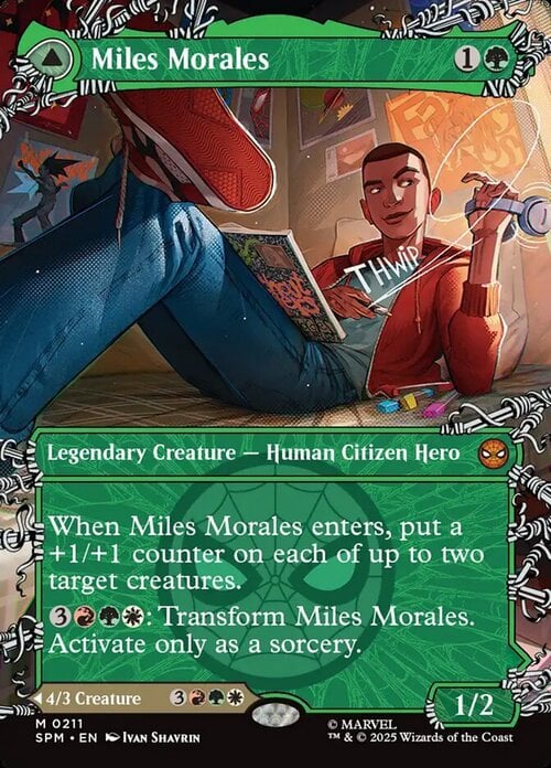 Miles Morales // Ultimate Spider-Man Card Front