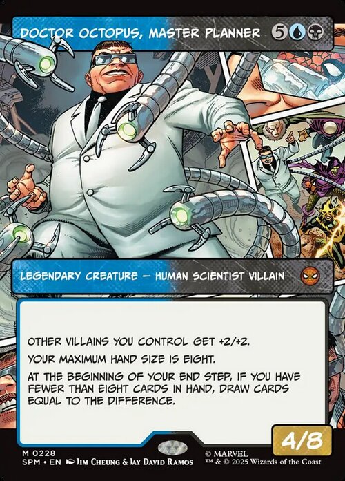 Doctor Octopus, Master Planner Card Front