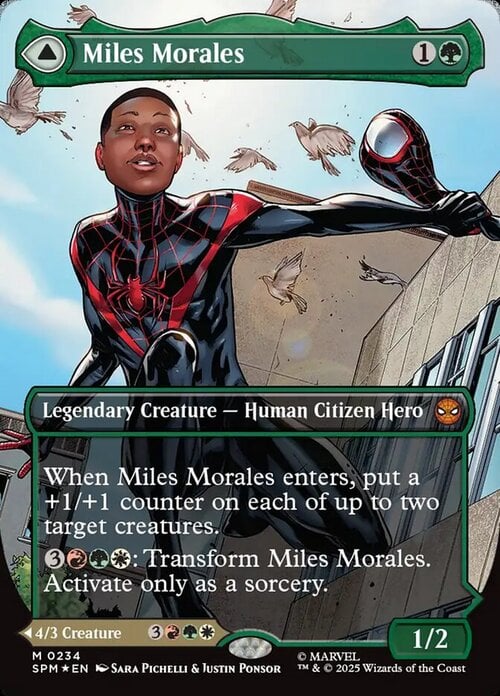 Miles Morales // Ultimate Spider-Man Card Front