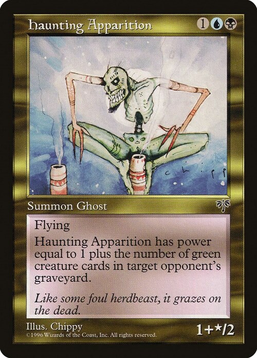 Haunting Apparition Card Front