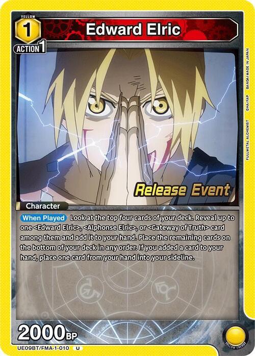 Edward Elric Card Front