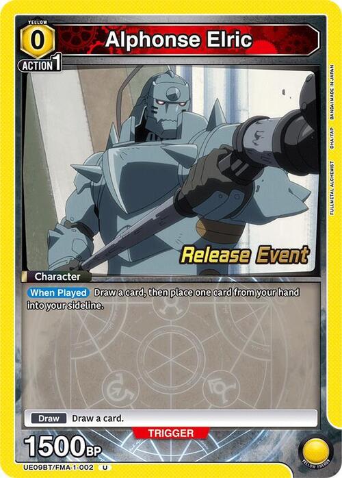 Alphonse Elric Card Front