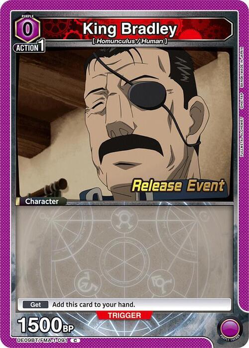 King Bradley Card Front