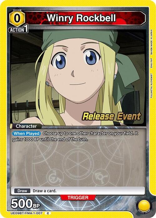 Winry Rockbell Card Front