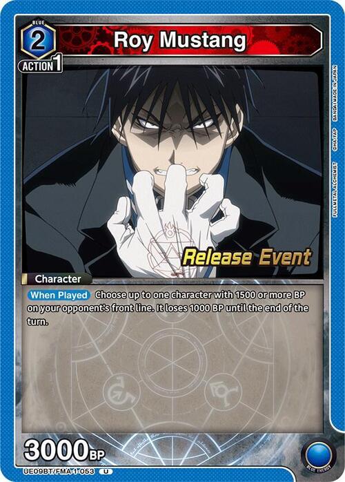 Roy Mustang Card Front