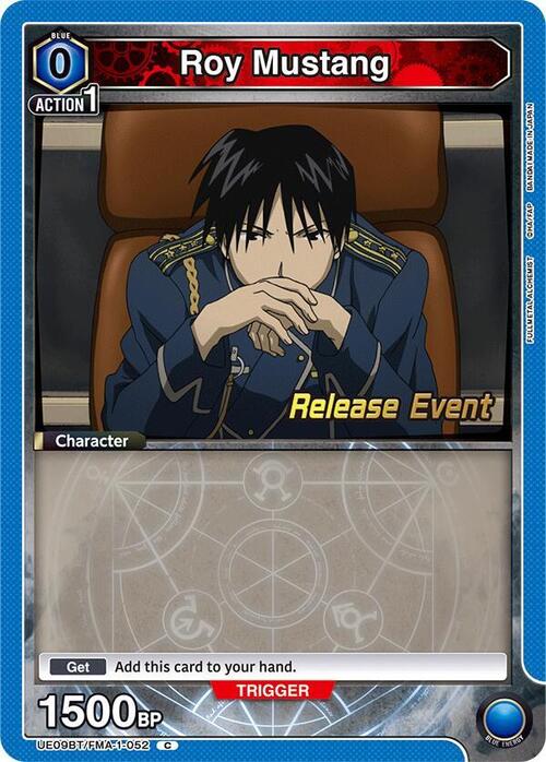 Roy Mustang Card Front