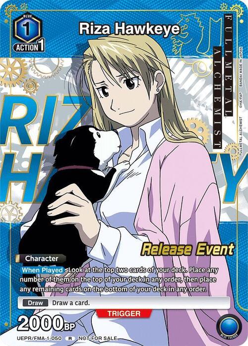 Riza Hawkeye Card Front