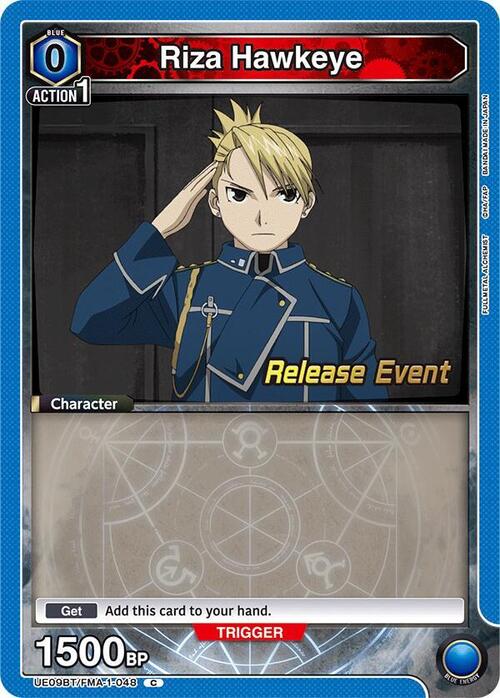 Riza Hawkeye Card Front