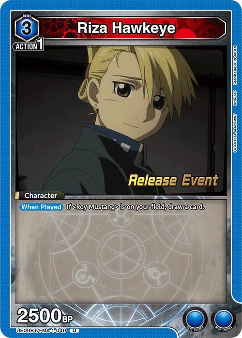 Riza Hawkeye Card Front
