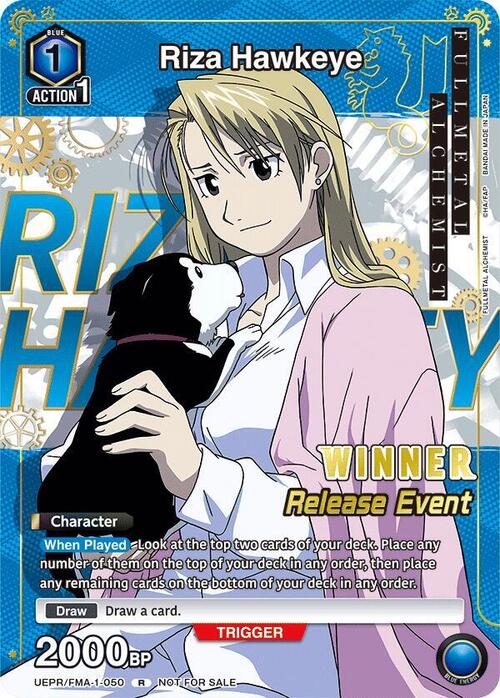 Riza Hawkeye Card Front
