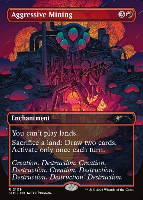 Aggressive Mining Card Front