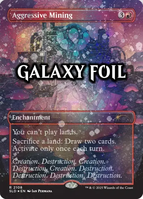 Aggressive Mining Card Front