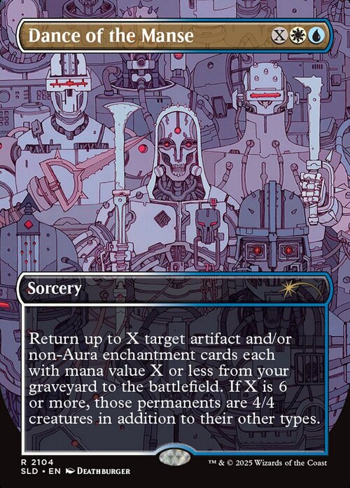 Dance of the Manse Card Front