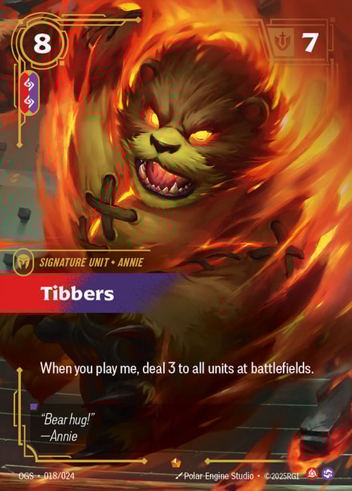 Tibbers Card Front