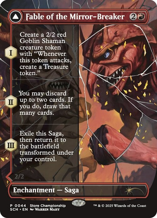 Fable of the Mirror-Breaker // Reflection of Kiki-Jiki Card Front