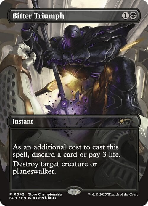 Bitter Triumph Card Front
