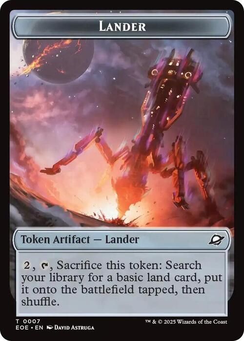 Lander // Robot Card Front