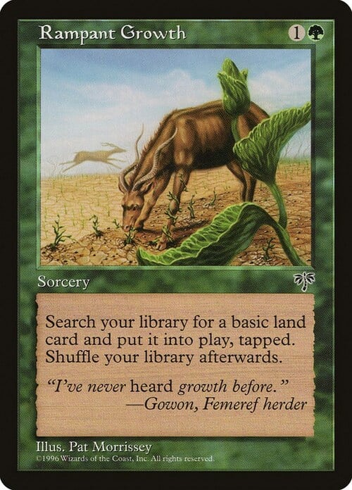 Rampant Growth Card Front