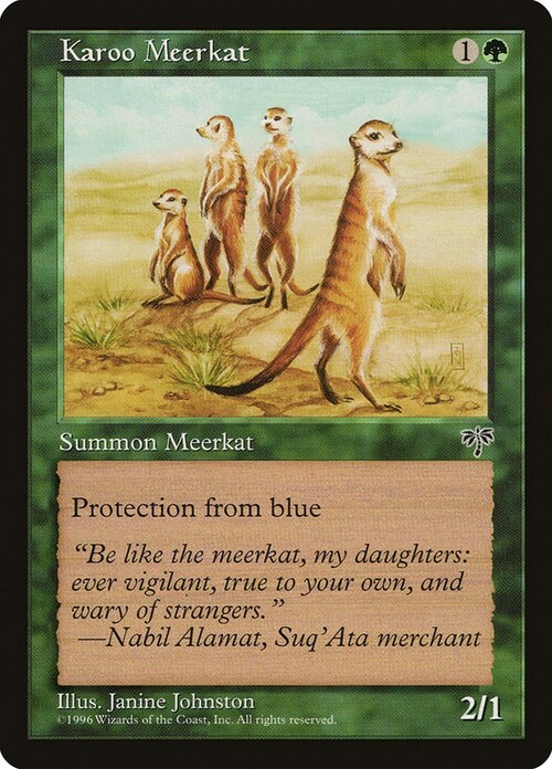Karoo Meerkat Card Front