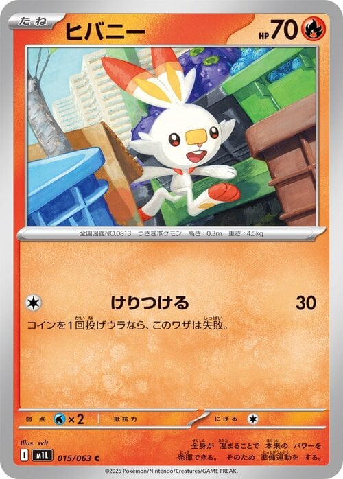 Scorbunny Card Front