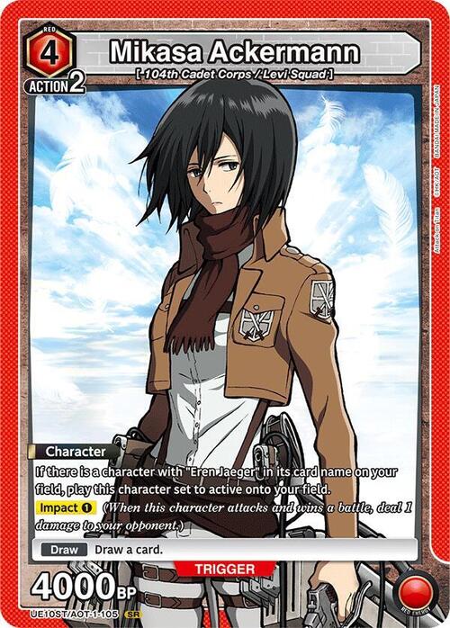Mikasa Ackermann Card Front