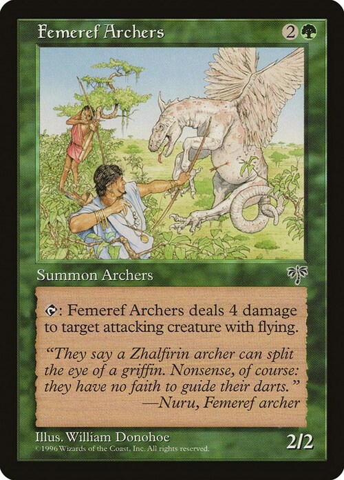 Femeref Archers Card Front