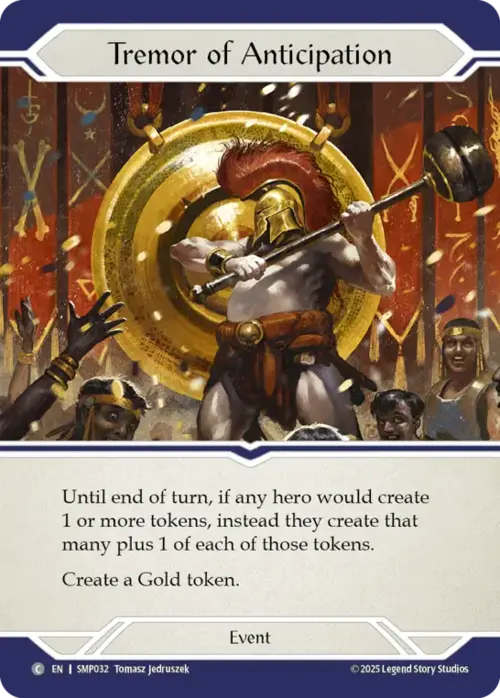 Tremor of Anticipation Card Front