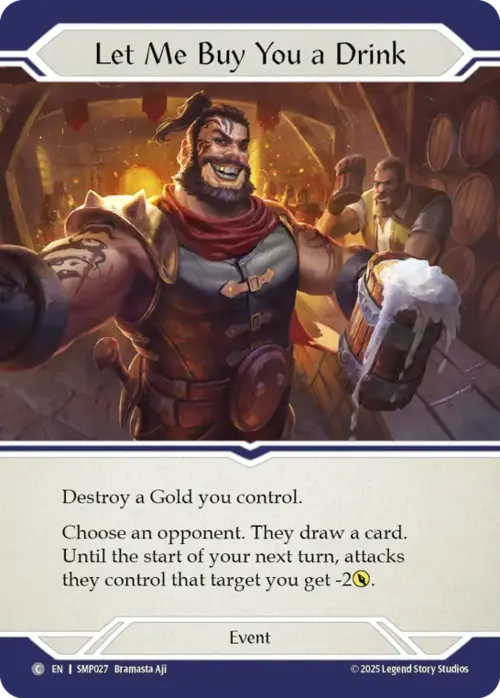 Let Me Buy You a Drink Card Front