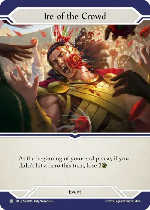 Ire of the Crowd Card Front