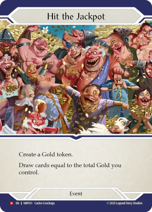 Hit the Jackpot Card Front