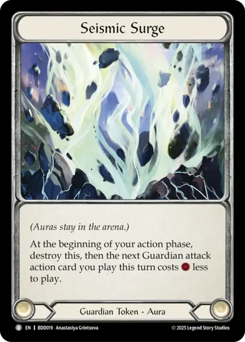 Seismic Surge Card Front