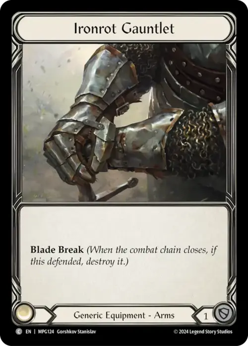 Ironrot Gauntlet Card Front