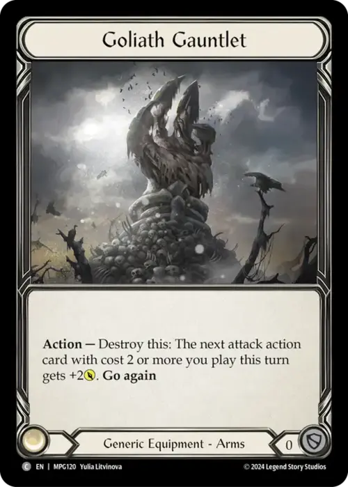 Goliath Gauntlet Card Front