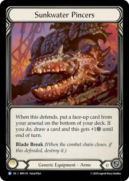 Sunkwater Pincers Card Front